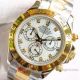 Swiss Copy Rolex Cosmo Daytona A7750 904l Two Tone White MOP Dial watch (3)_th.jpg